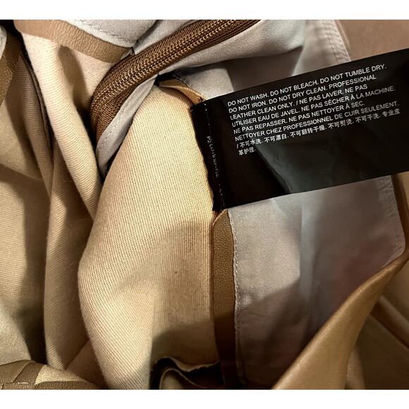 Theory Yoke Legging in Leather Sz 00 - Picture 7 of 8